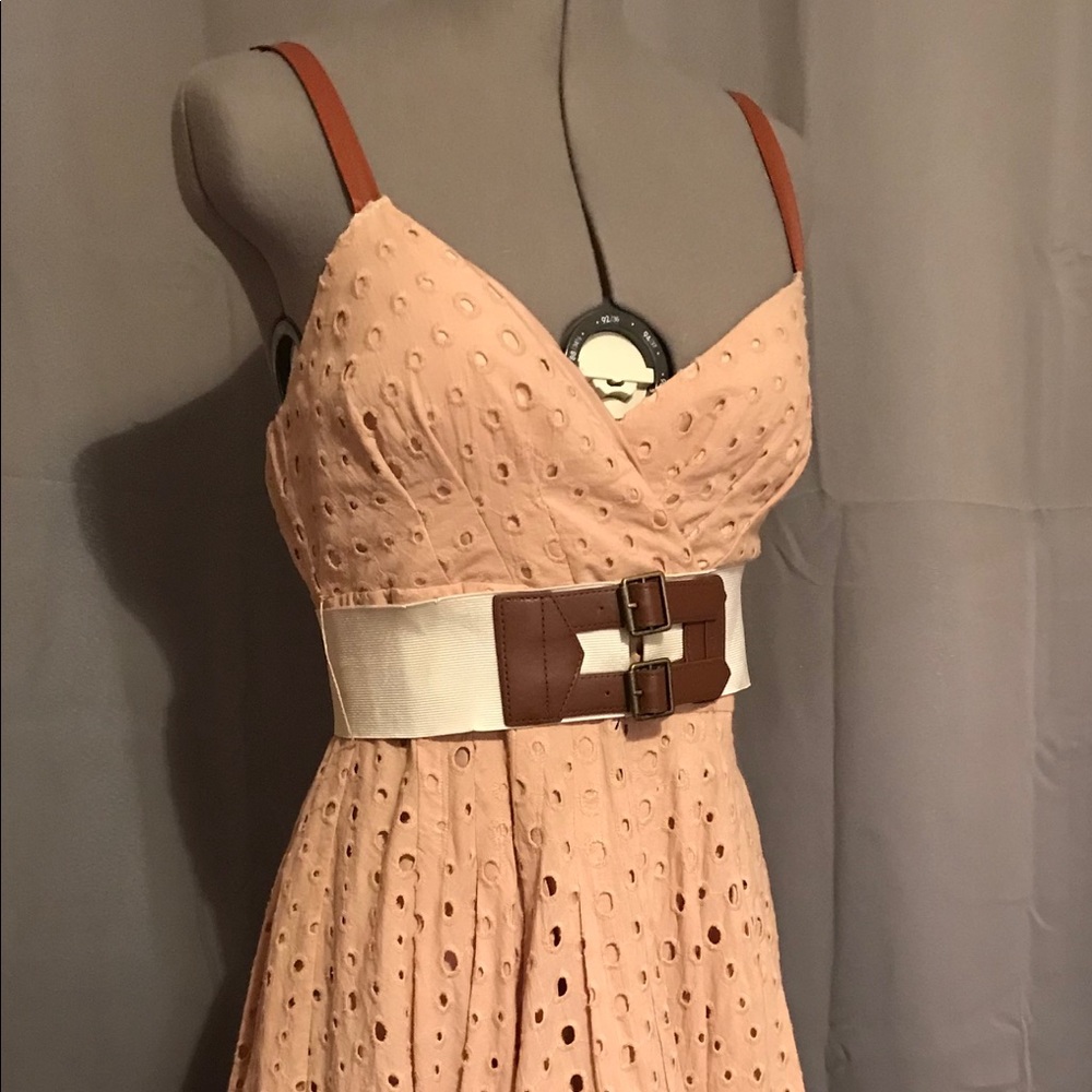 Venus romantic eyelet fit & flare summer dress s 8